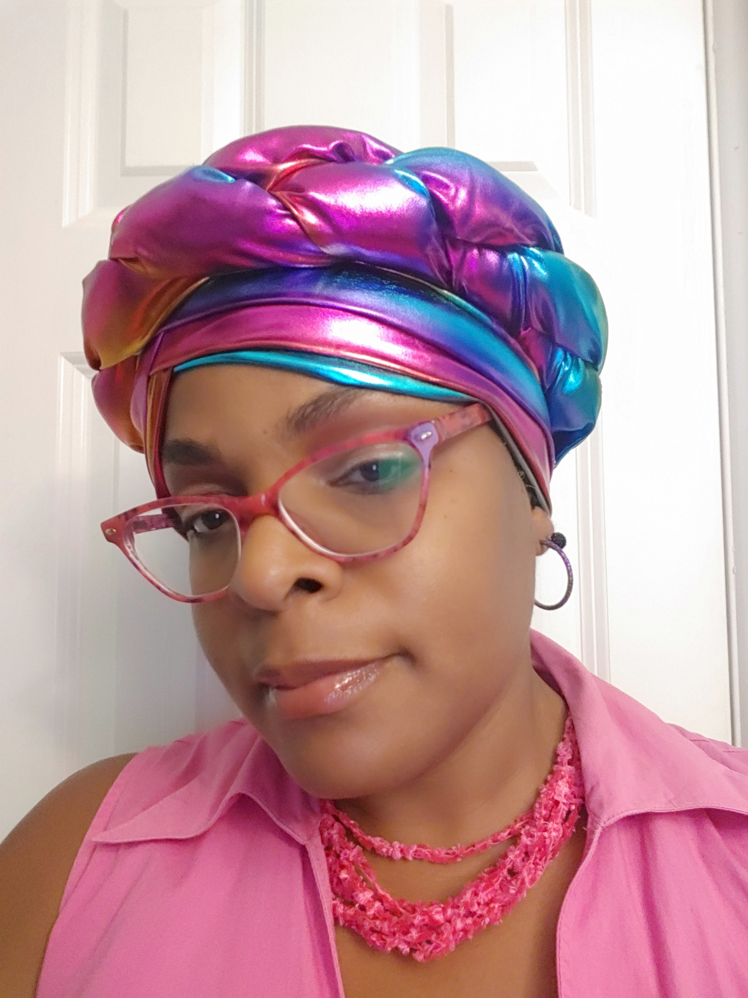 Metallic Headwrap Turbans