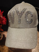 Load image into Gallery viewer, NYC &quot;BLING &amp; Sparkle&quot; Hat/Cap
