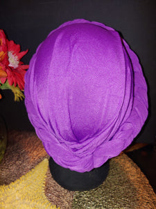 Classy Gold Emblem Cotton Turbans