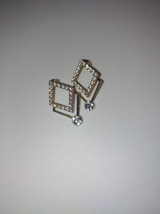 Triangular Bling Earrings