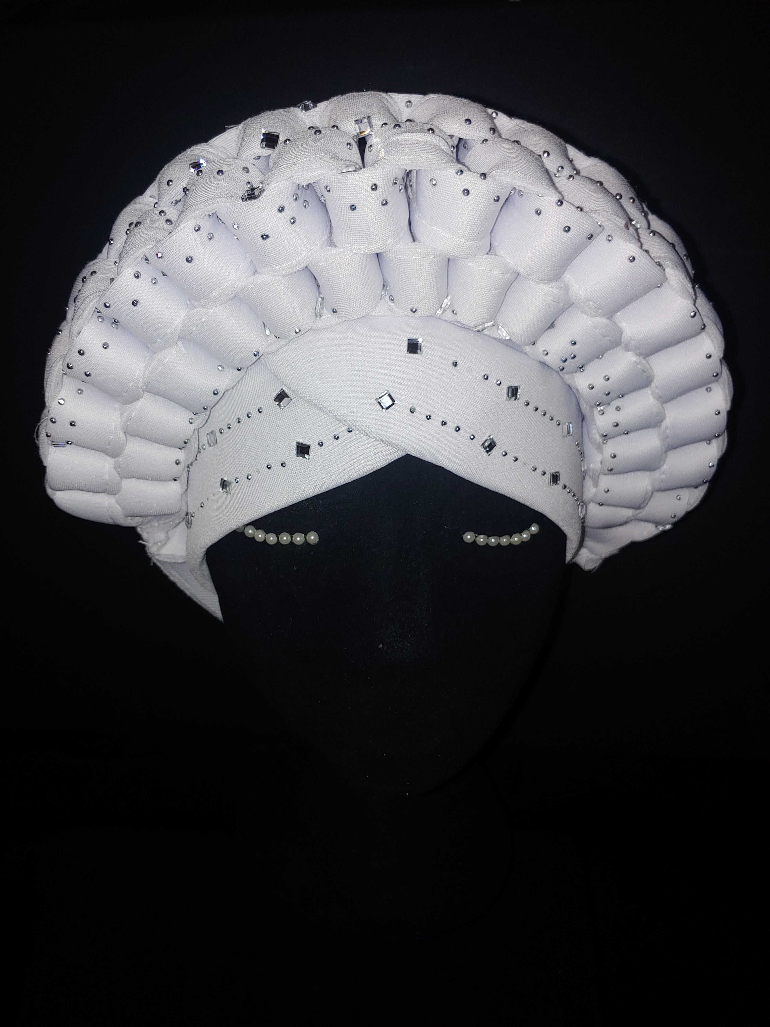 Rhinestone Turban Braided/Looped  Headwrap