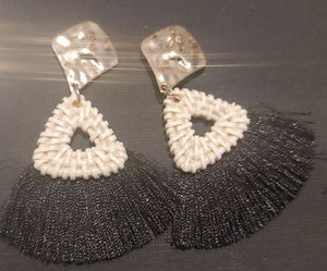 Classy Fan Style Earrings