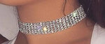 Load image into Gallery viewer, &quot;BLING&quot; sparkle collar choker necklace (RHINESTONE)
