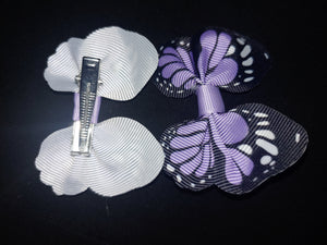 Butterfly Hair Bows Clips