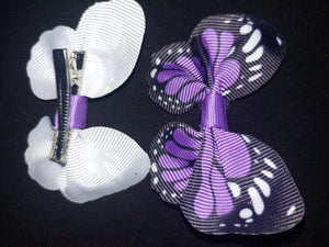 Butterfly Hair Bows Clips