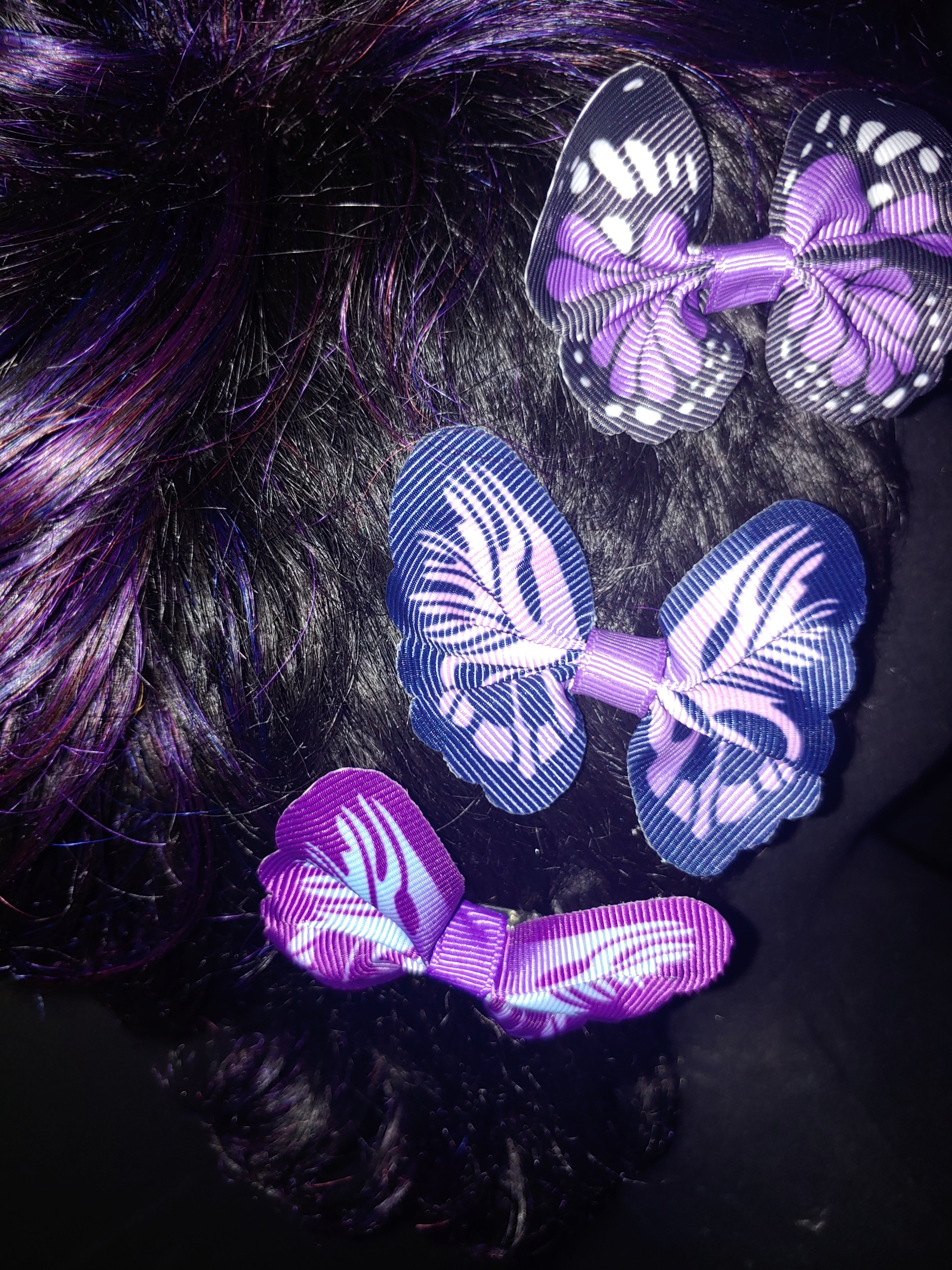 Butterfly Hair Bows Clips