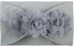 Load image into Gallery viewer, Girls Flower Triple Bow Headband
