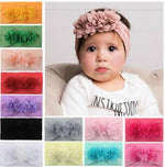 Load image into Gallery viewer, Girls Flower Triple Bow Headband
