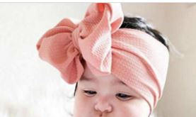 Girls BIG Hair Bow Headband/Headwrap