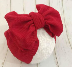 Girls BIG Hair Bow Headband/Headwrap