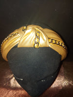 Load image into Gallery viewer, Knotted Chain Faux Leather Headband
