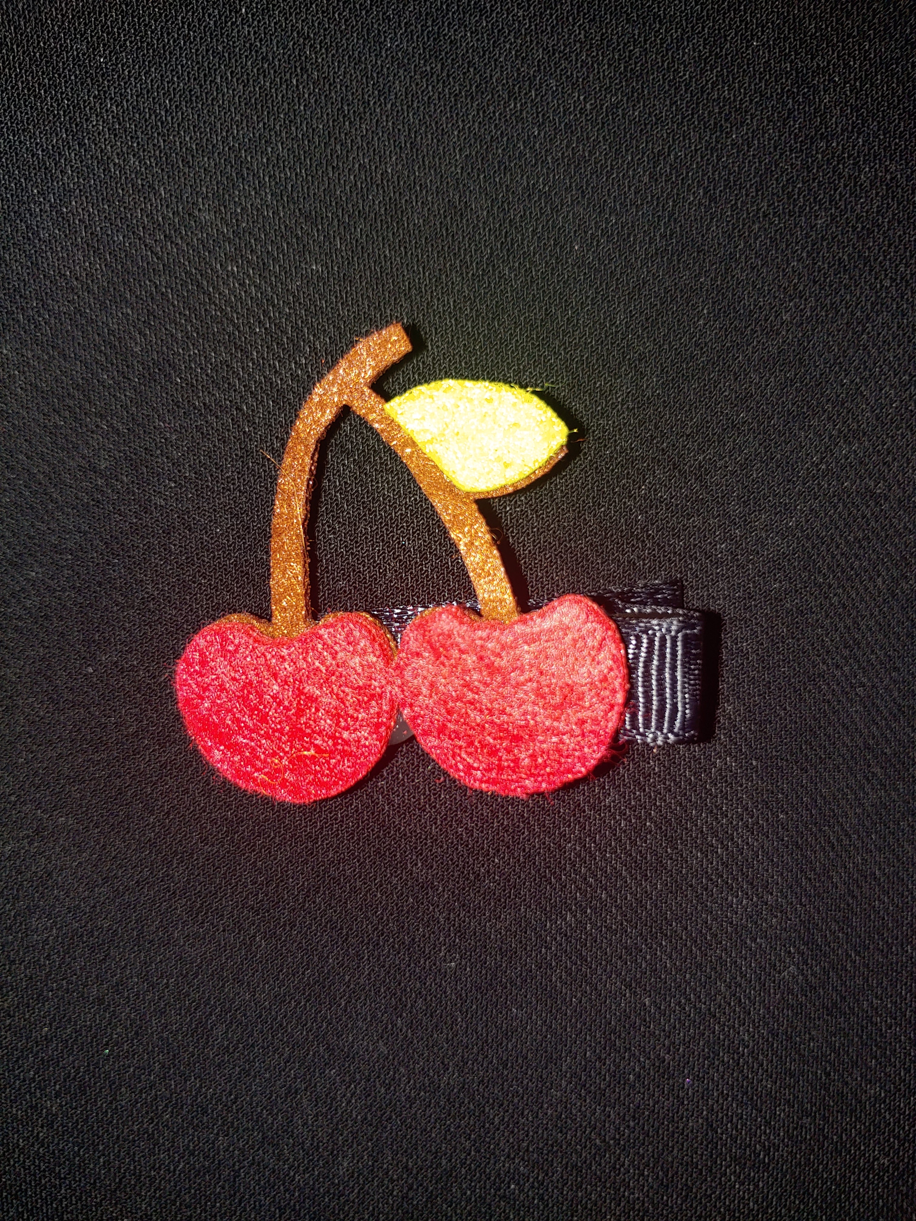 Strawberry/Cherry Hair Clip