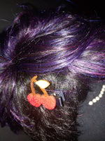 Load image into Gallery viewer, Strawberry/Cherry Hair Clip
