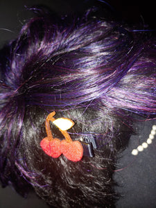 Strawberry/Cherry Hair Clip