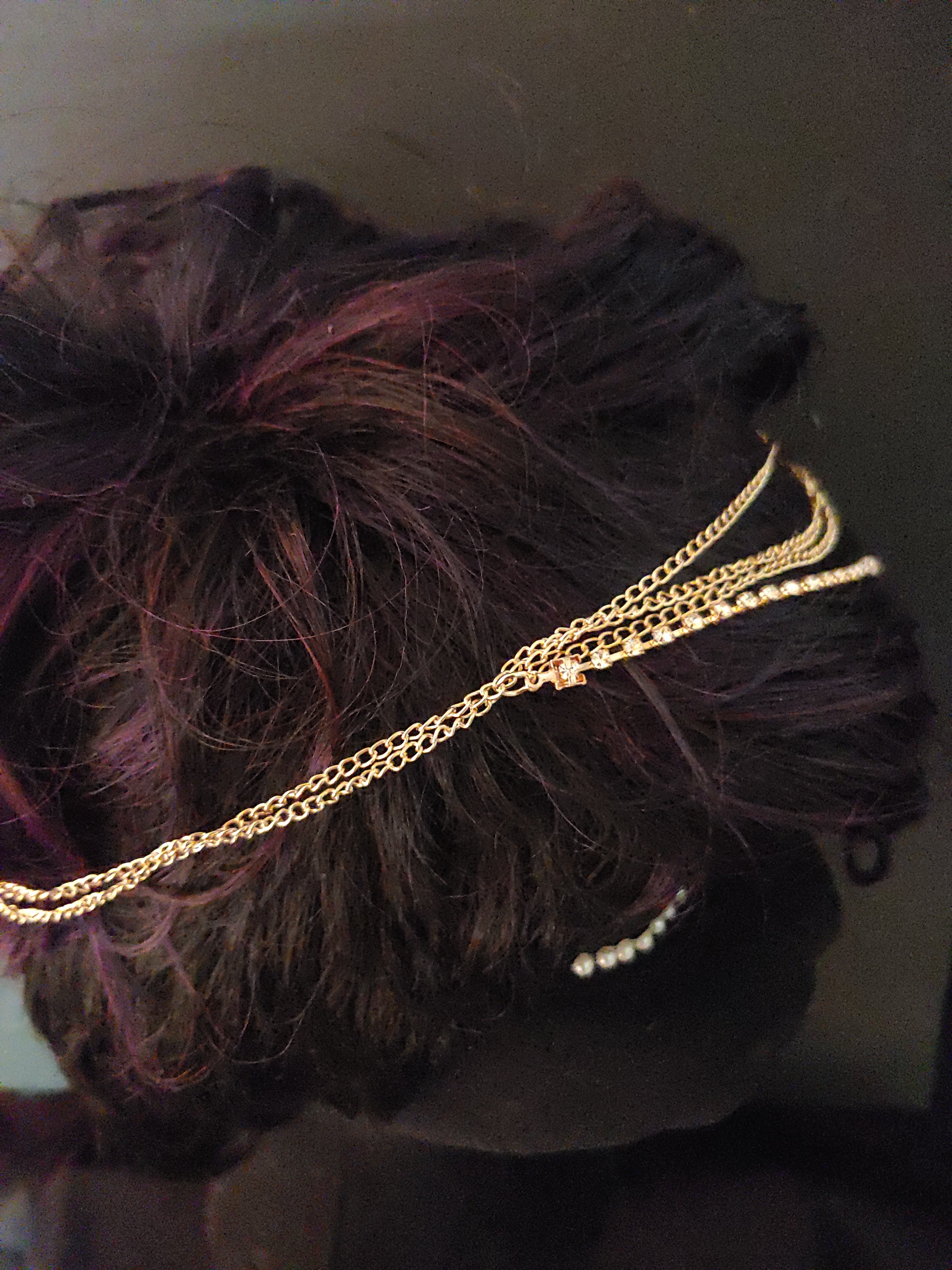 Head Chain Crystal Drop Headband