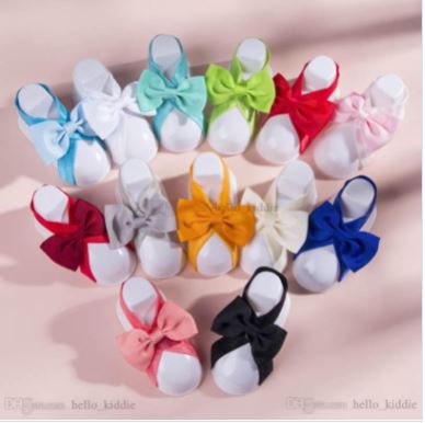 Baby Foot Flower Bows