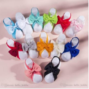 Baby Foot Flower Bows