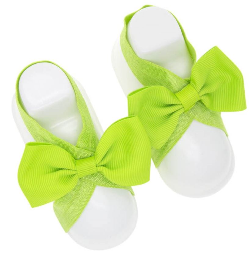 Baby Foot Flower Bows