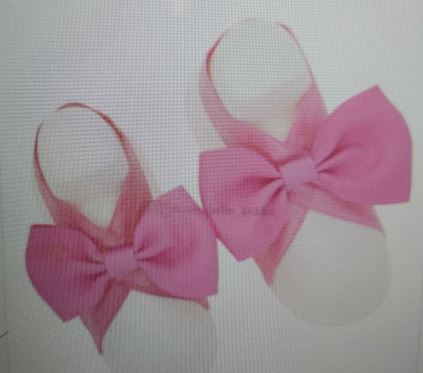 Baby Foot Flower Bows