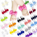 Load image into Gallery viewer, Baby Foot Flower Bows
