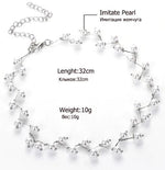 Load image into Gallery viewer, Pearl Leaf choker necklace
