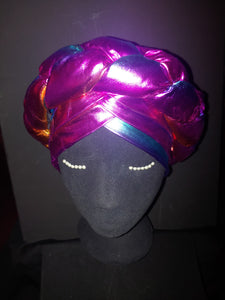 Metallic Headwrap Turbans