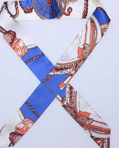 Multi-Purpose Silk Scarf Tie-Unisex