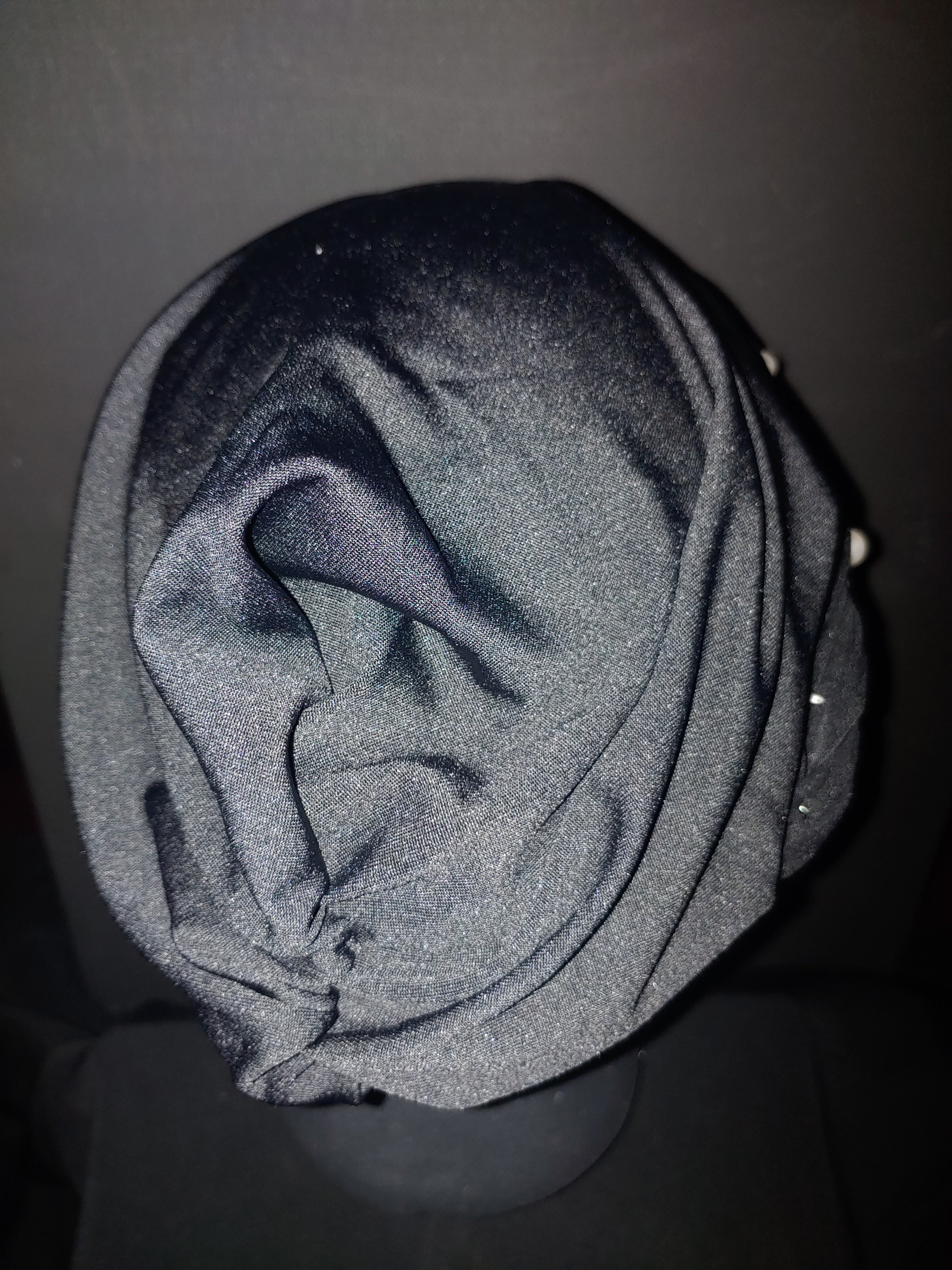 White Pearl Cotton Turban